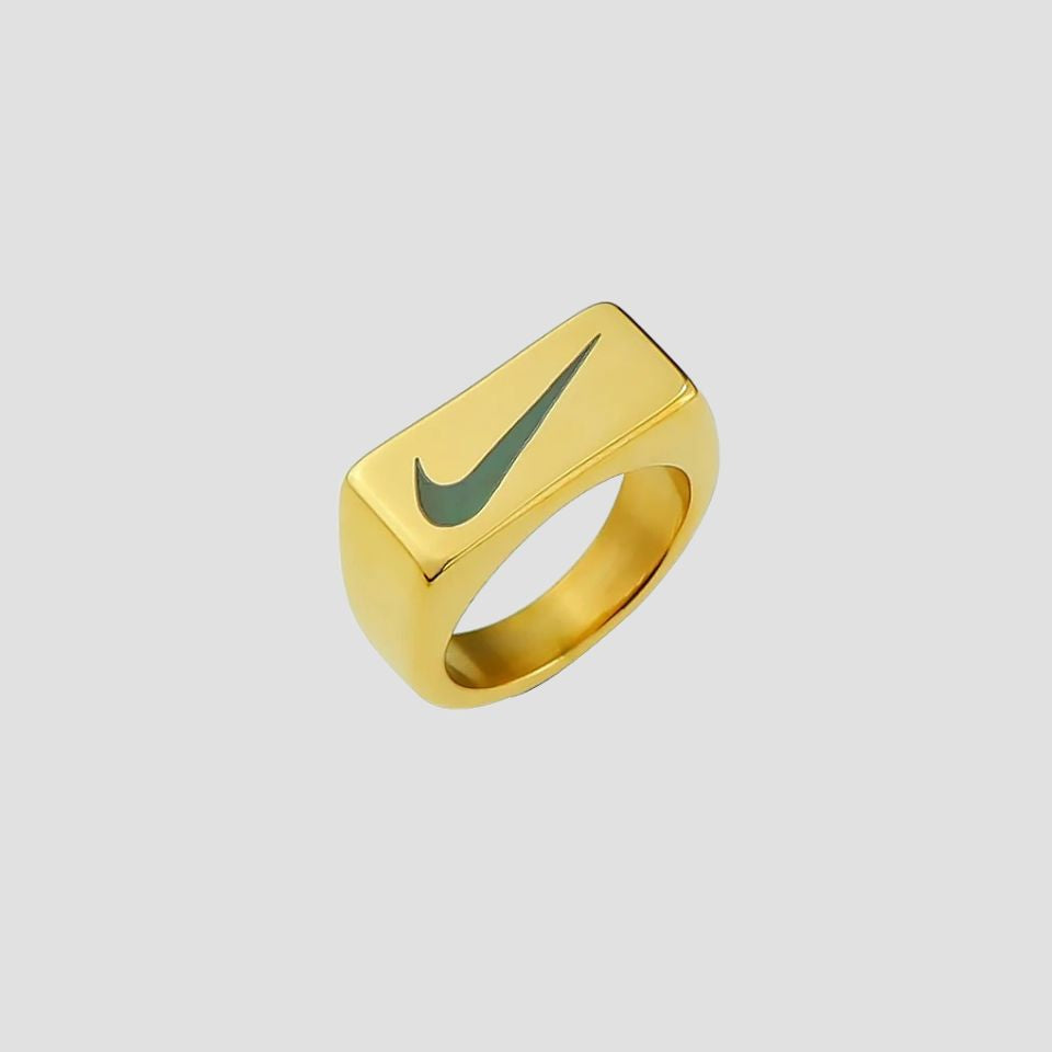 Just Do It 18k Gold Rectangle Ring - GRISÉ NYC 1