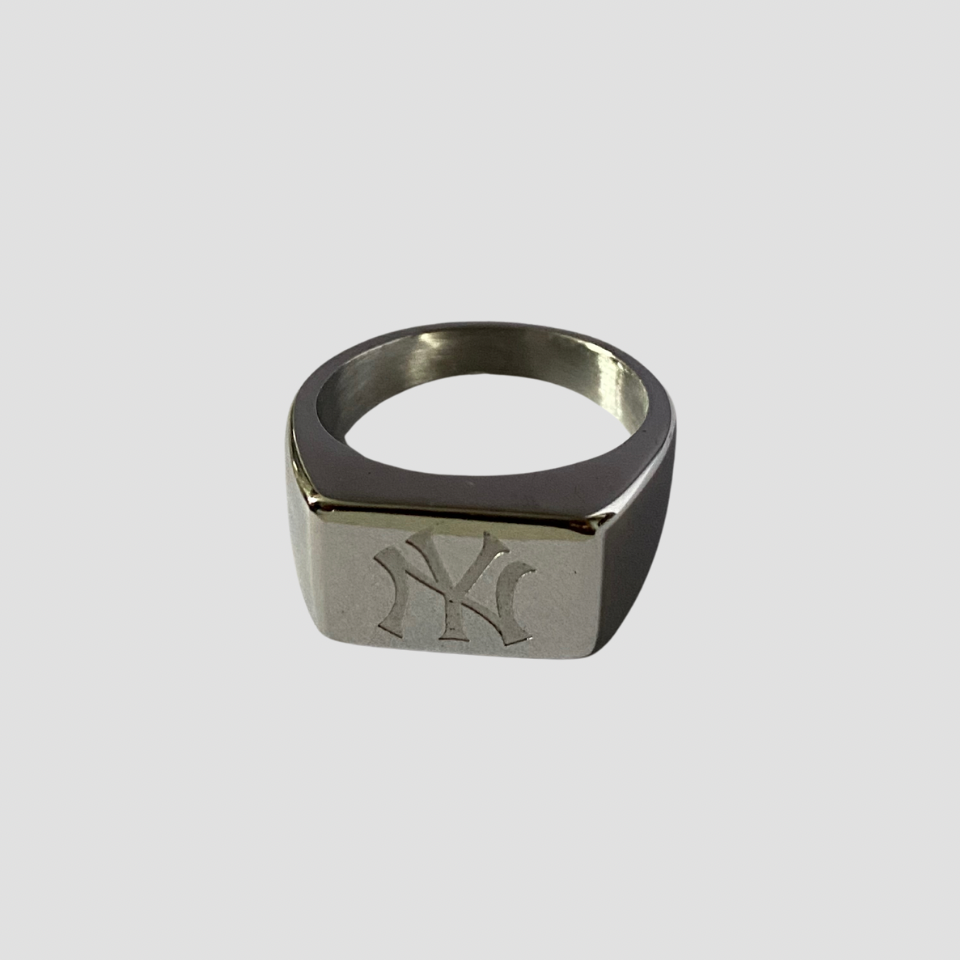 New York Yankees Ring - Stainless Steel - Premium Rings from GRISE NYC - Just $60! Shop now at GRISÉ NYC