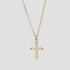 Dainty Cross 18k Gold Necklace - Premium Necklaces from GRISE NYC - Just $52! Shop now at GRISÉ NYC