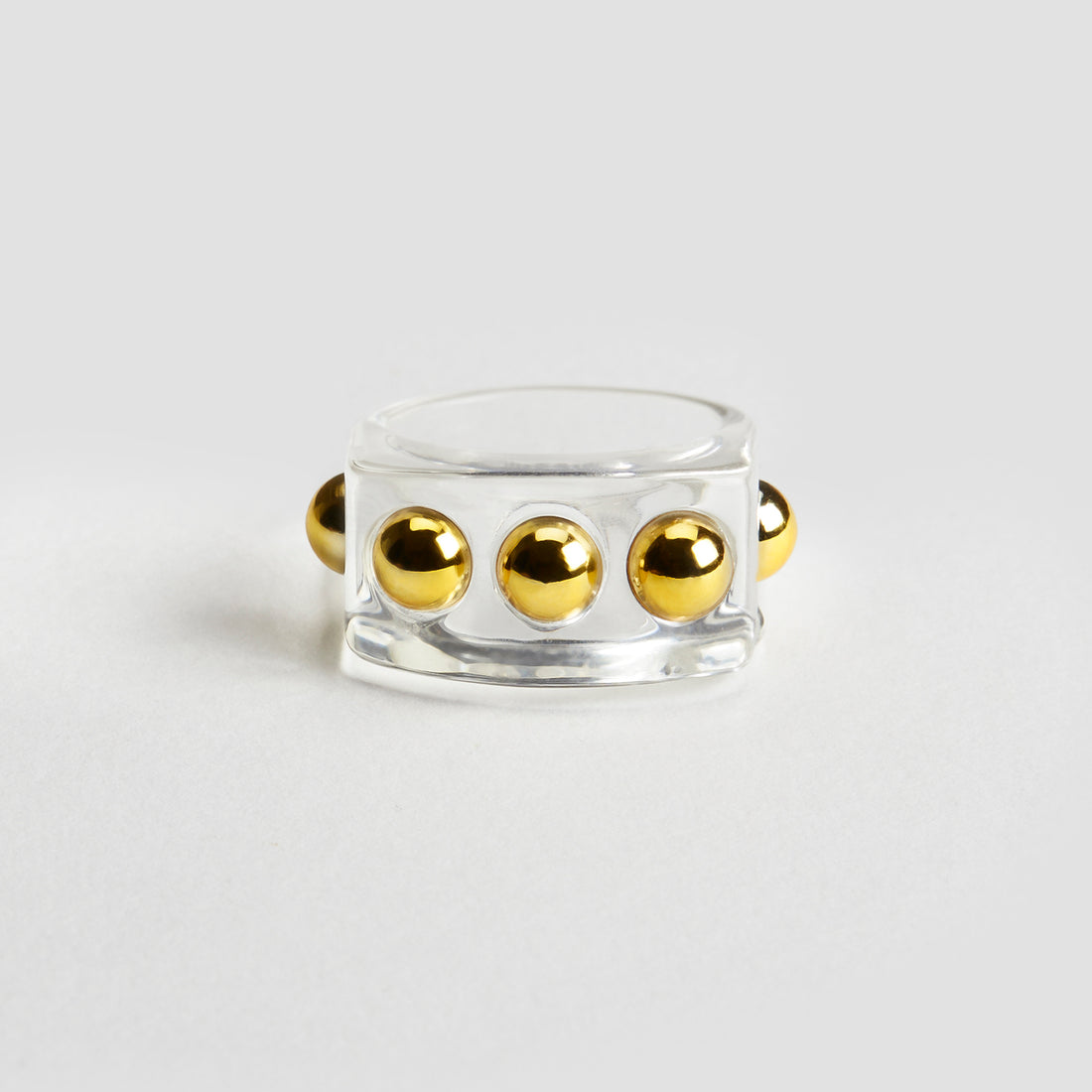 Vintage 5-Ball Resin Ring - GRISÉ NYC 1