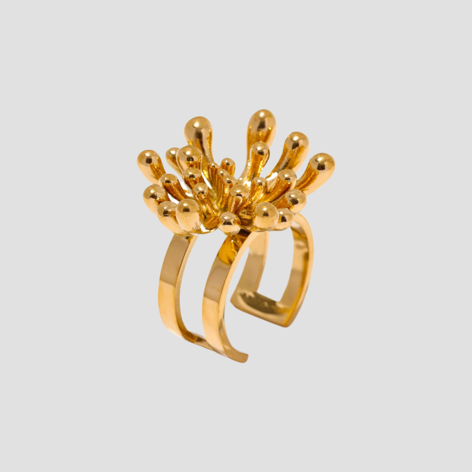 Urchin 18k Gold Ring - Premium Rings from GRISE NYC - Just $56! Shop now at GRISÉ NYC