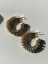 Studded CZ Gold Midi Earrings - GRISÉ NYC 1