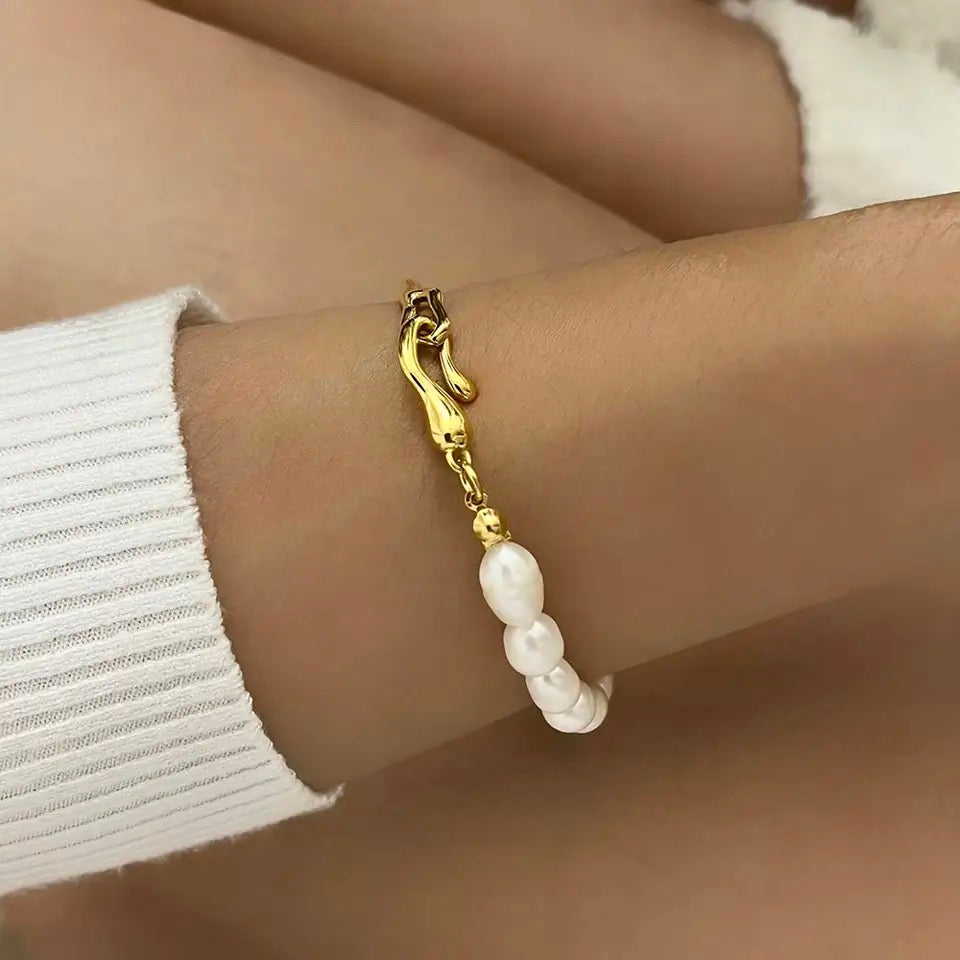 Fresh Water Pearl Bead Bracelet