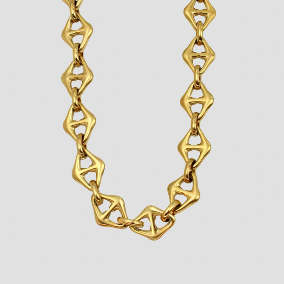 Triangle Mariner 18k Gold Necklace - Premium Necklaces from GRISE NYC - Just $66! Shop now at GRISÉ NYC