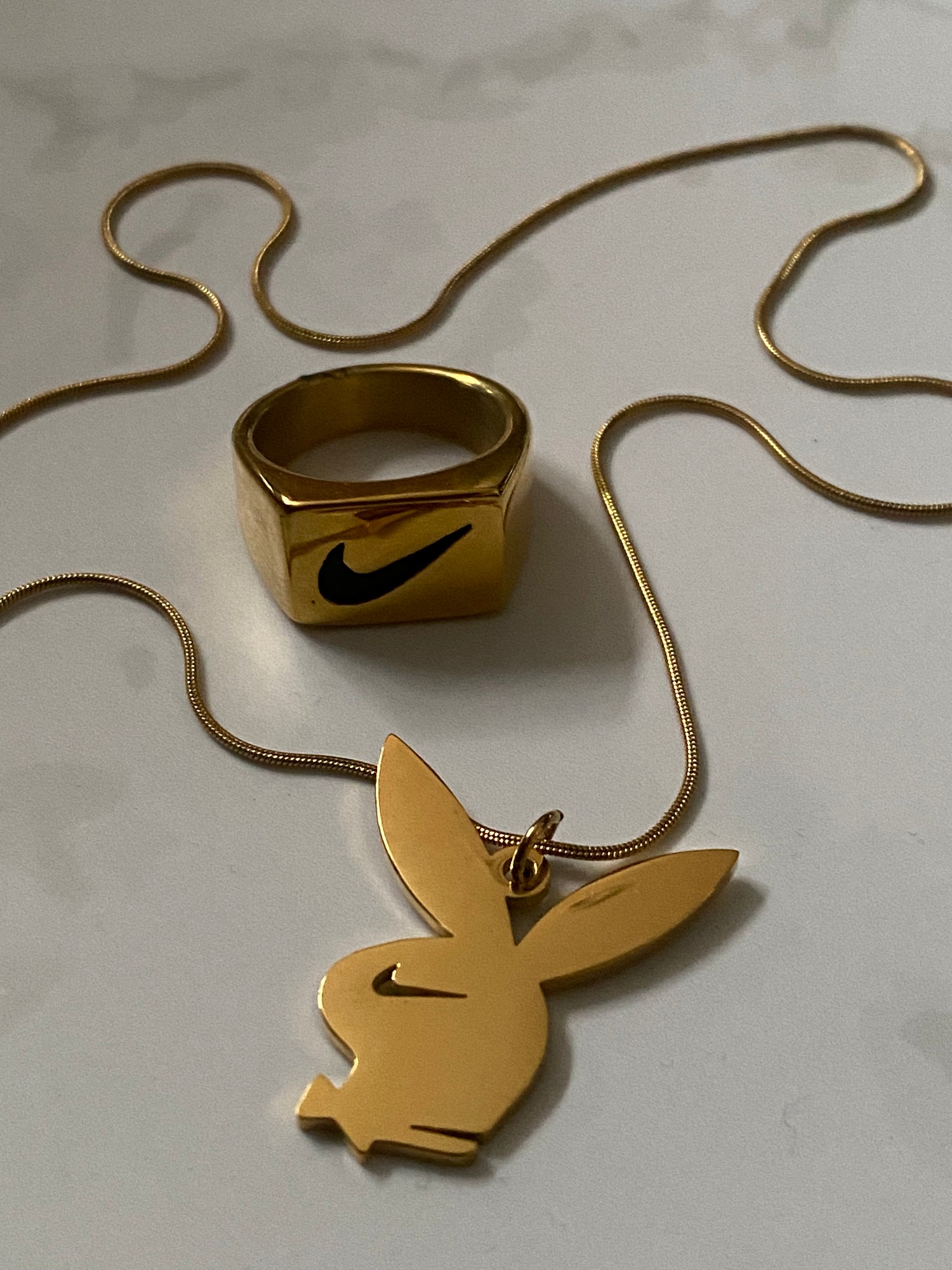 Bad Bunny 18k Gold Necklace - GRISÉ NYC 