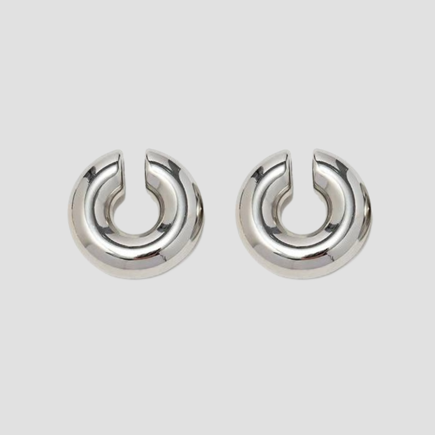 Chunky Steel Ear Cuff Set - GRISÉ NYC 1