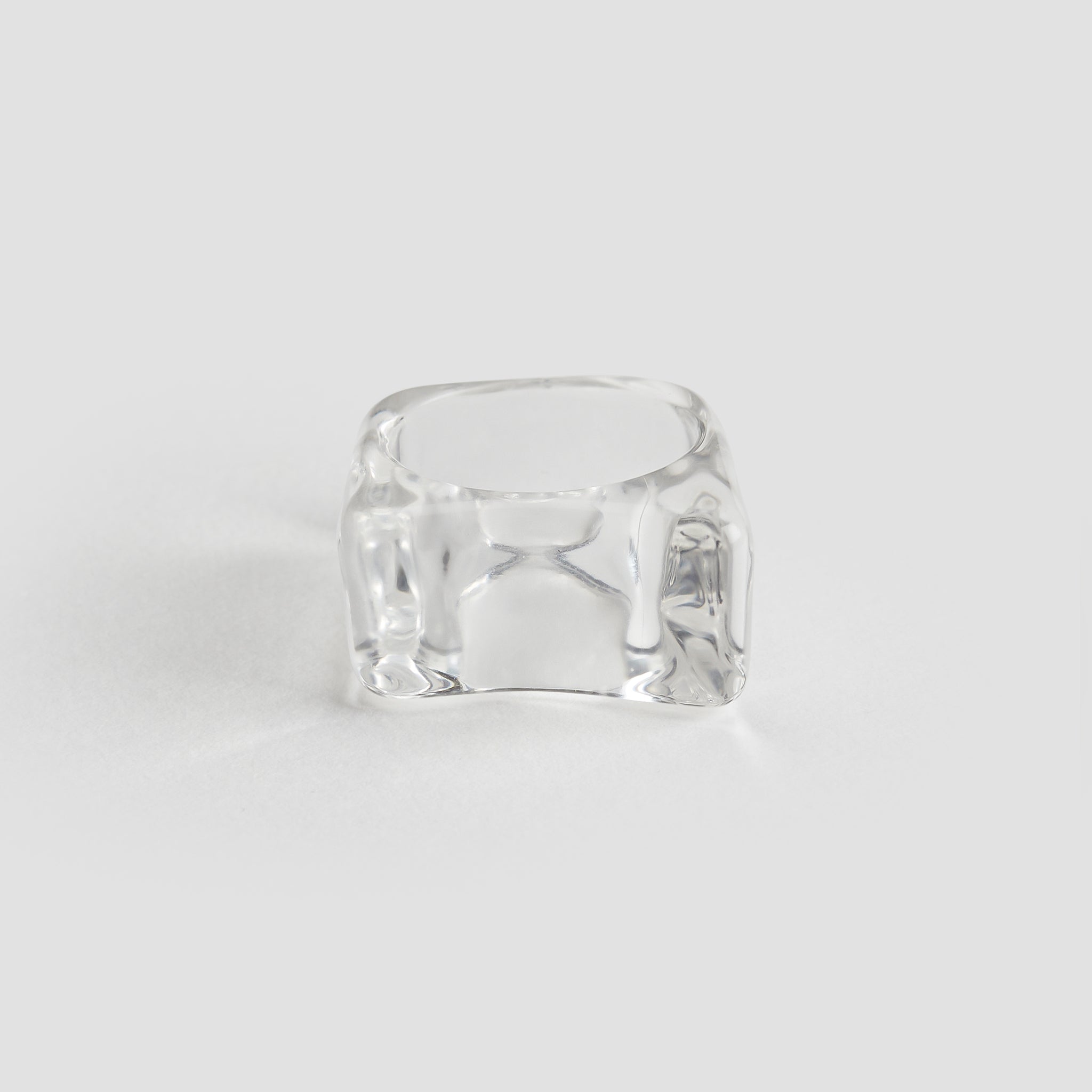 Vintage Clear Resin Ring - GRISÉ NYC 1