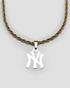 New York Yankees Stainless Steel Pendant 2-Tone Necklace - Premium Necklaces from GRISE NYC - Just $78! Shop now at GRISÉ NYC