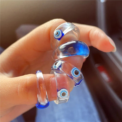 Evil Eye Resin Ring 🧿 - Premium Rings from GRISE NYC - Just $38! Shop now at GRISÉ NYC