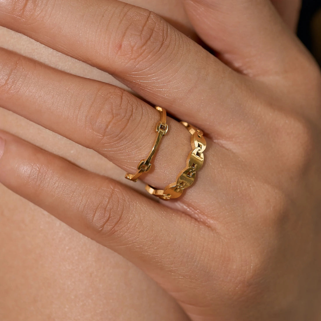 Dainty Minimal Link Ring by GRISÉ NYC 