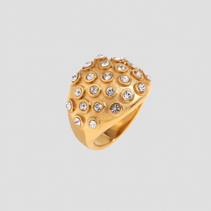 Dome Gemstone 18k Gold Ring - GRISÉ NYC 1