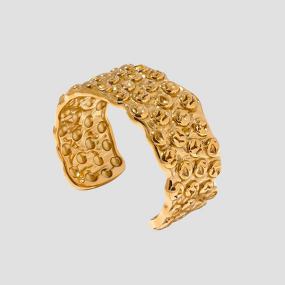 Pebble 18k Gold Cuff Bracelet - GRISÉ NYC 1