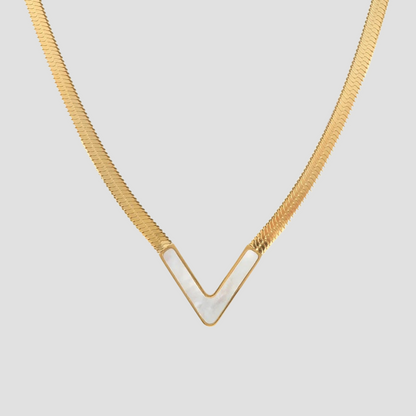 Moonshine V 18k Gold Snake Necklace - GRISÉ NYC 2