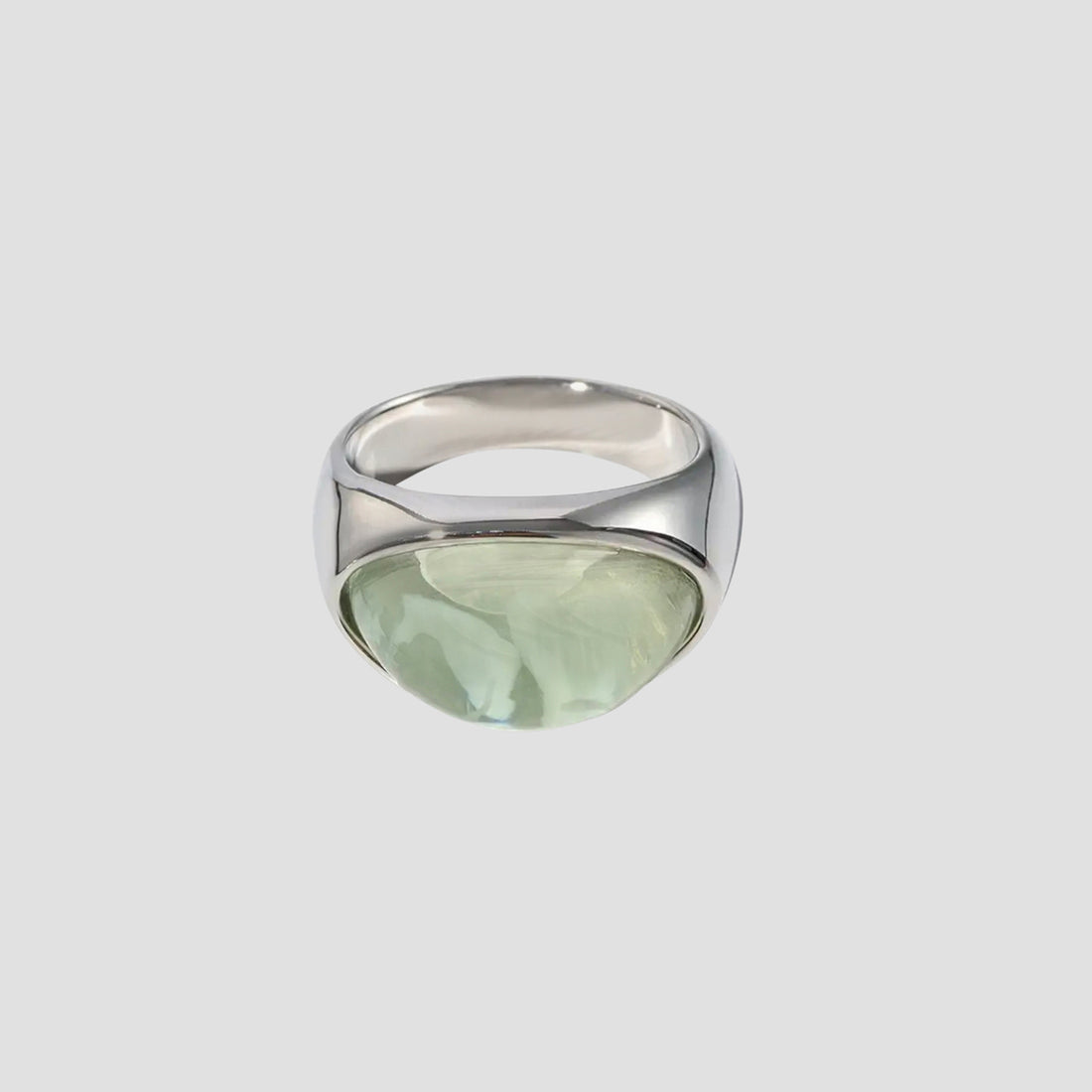 Sage Stone Stainless Steel Ring - Shop Premium Rings from GRISE NYC - Just $60! Shop now at GRISÉ NYC