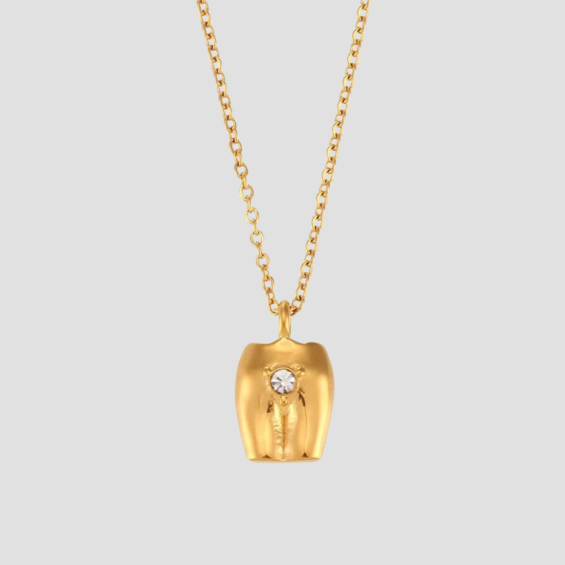 P*SSY POWER 18k Gold Plated Necklace - GRISÉ NYC 4