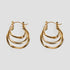 Triple Layer Hoop Earring-grise-nyc.com
