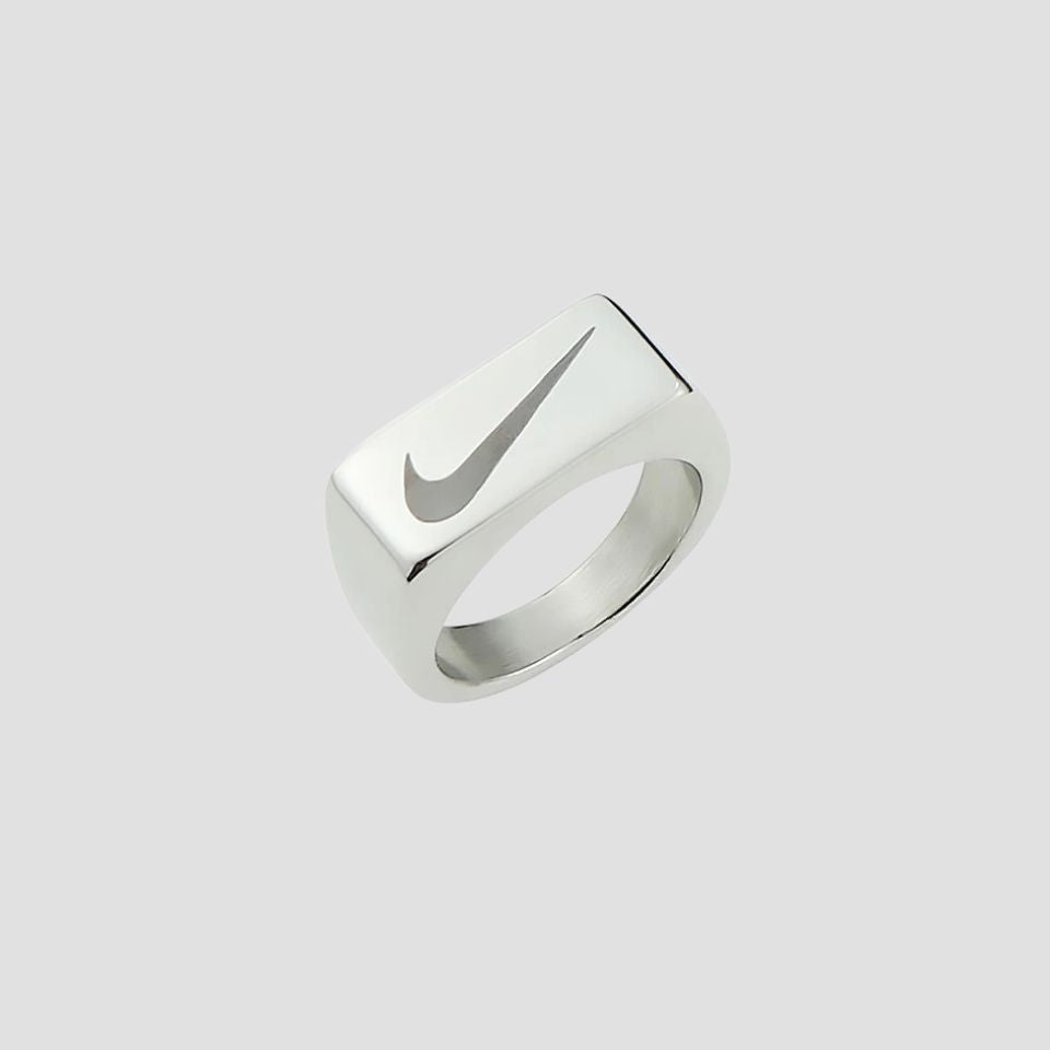 Just Do It Stainless Steel Rectangle Ring - GRISÉ NYC 1