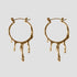 Irregular Drip 18k Gold Hoop Earrings - GRISÉ NYC 1