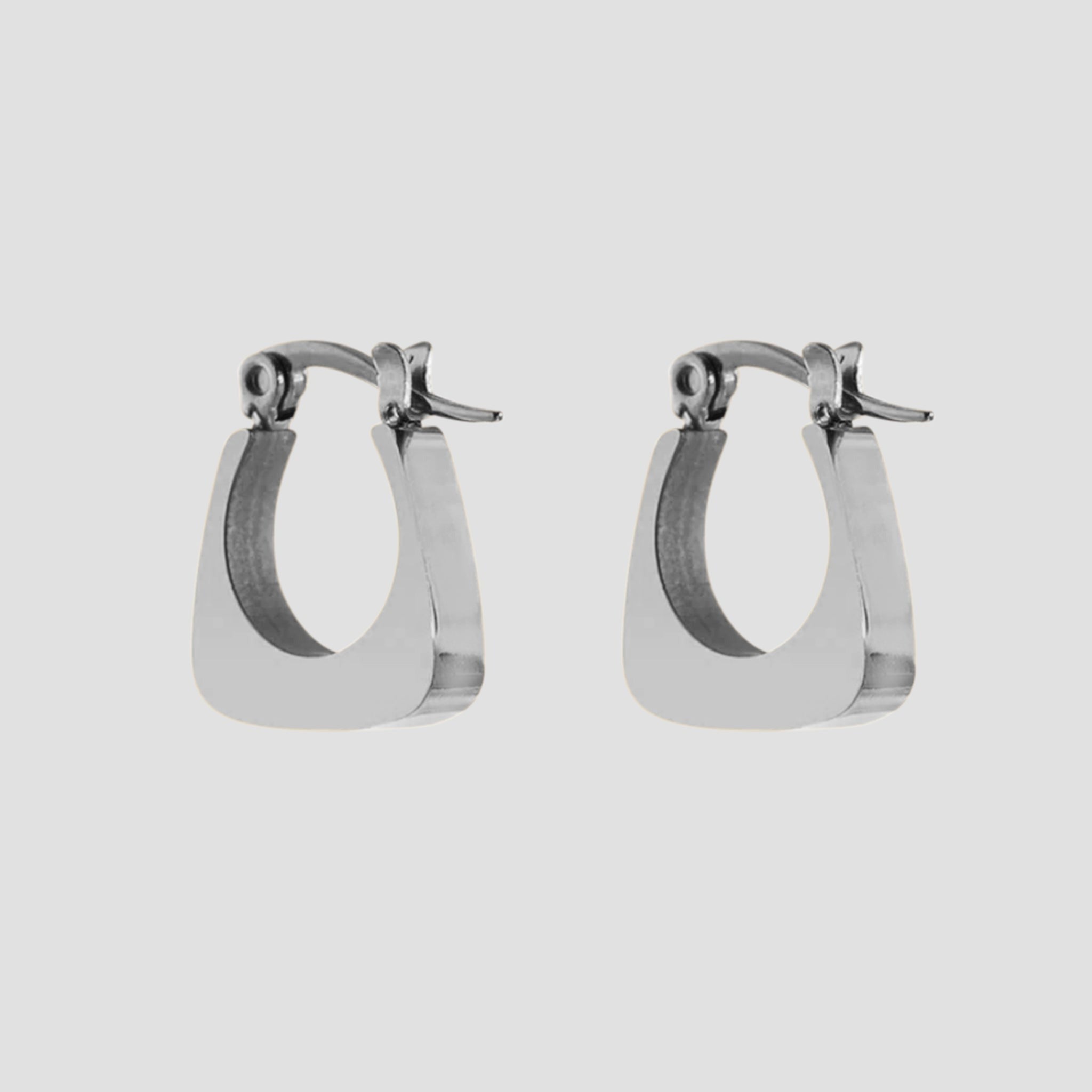 Mini Square Stainless Steel Earrings - Premium Earrings from GRISE NYC - Just $46! Shop now at GRISÉ NYC