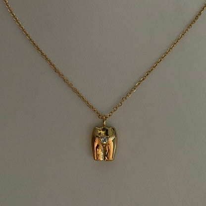 P*SSY POWER 18k Gold Plated Necklace - GRISÉ NYC 1