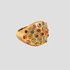 Rainbow Gemstone Dome Ring | GRISÉ NYC 