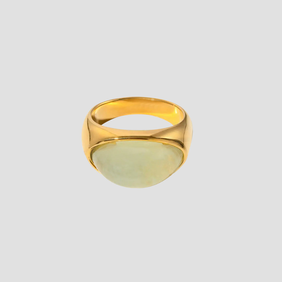 Sage Stone 18k Gold Ring - GRISÉ NYC 1