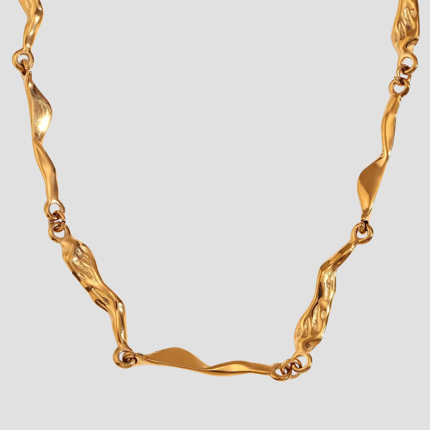 Rugged 18k Gold Necklace