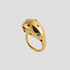 Teardrop Rainbow Gemstone 18k Gold Ring - GRISÉ NYC 