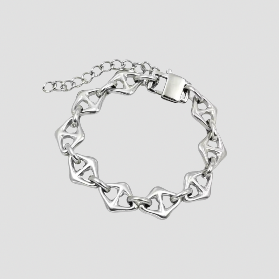 Triangle Mariner Steel Bracelet - GRISÉ NYC 1