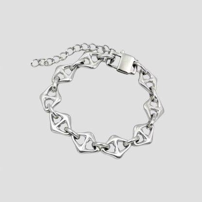 Triangle Mariner Steel Bracelet - GRISÉ NYC 1