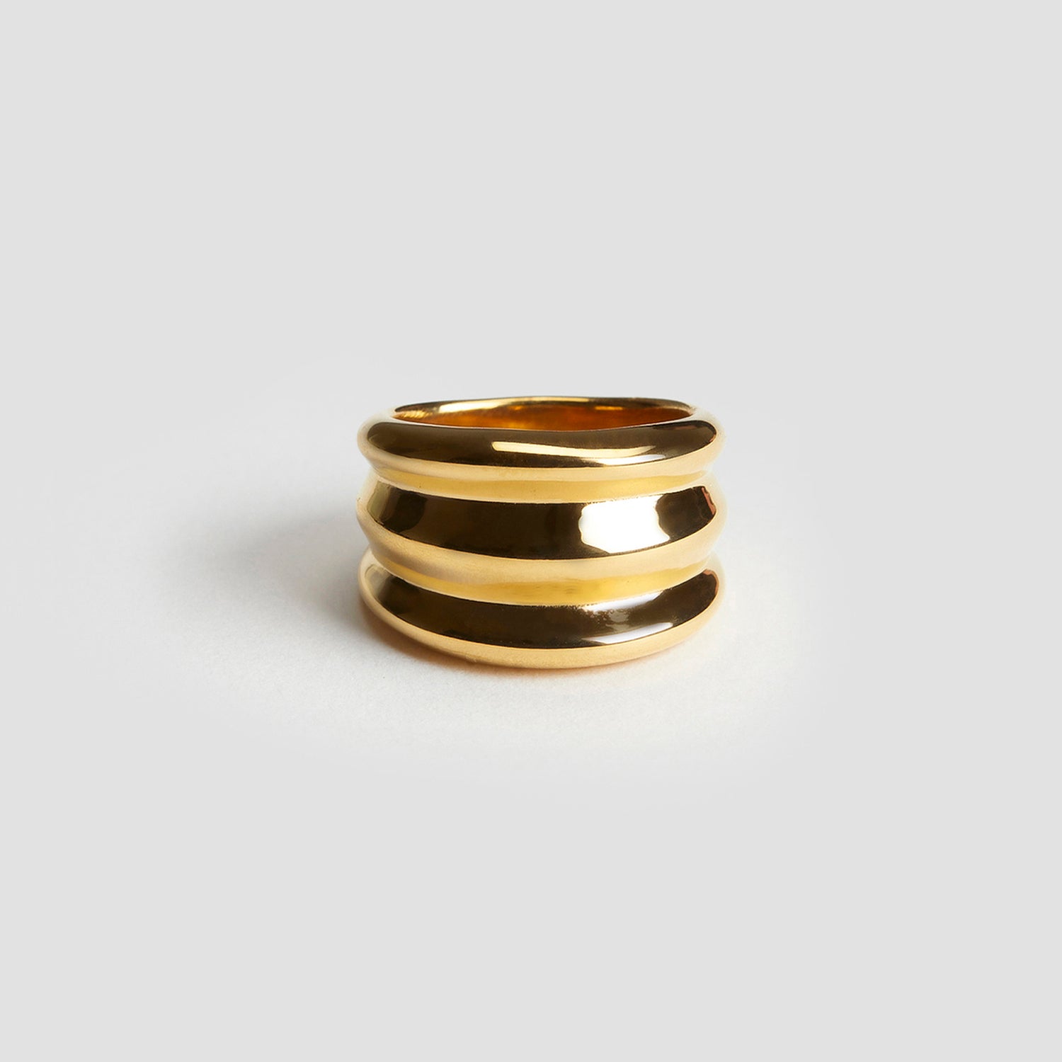 Triple Band 18k Gold Ring