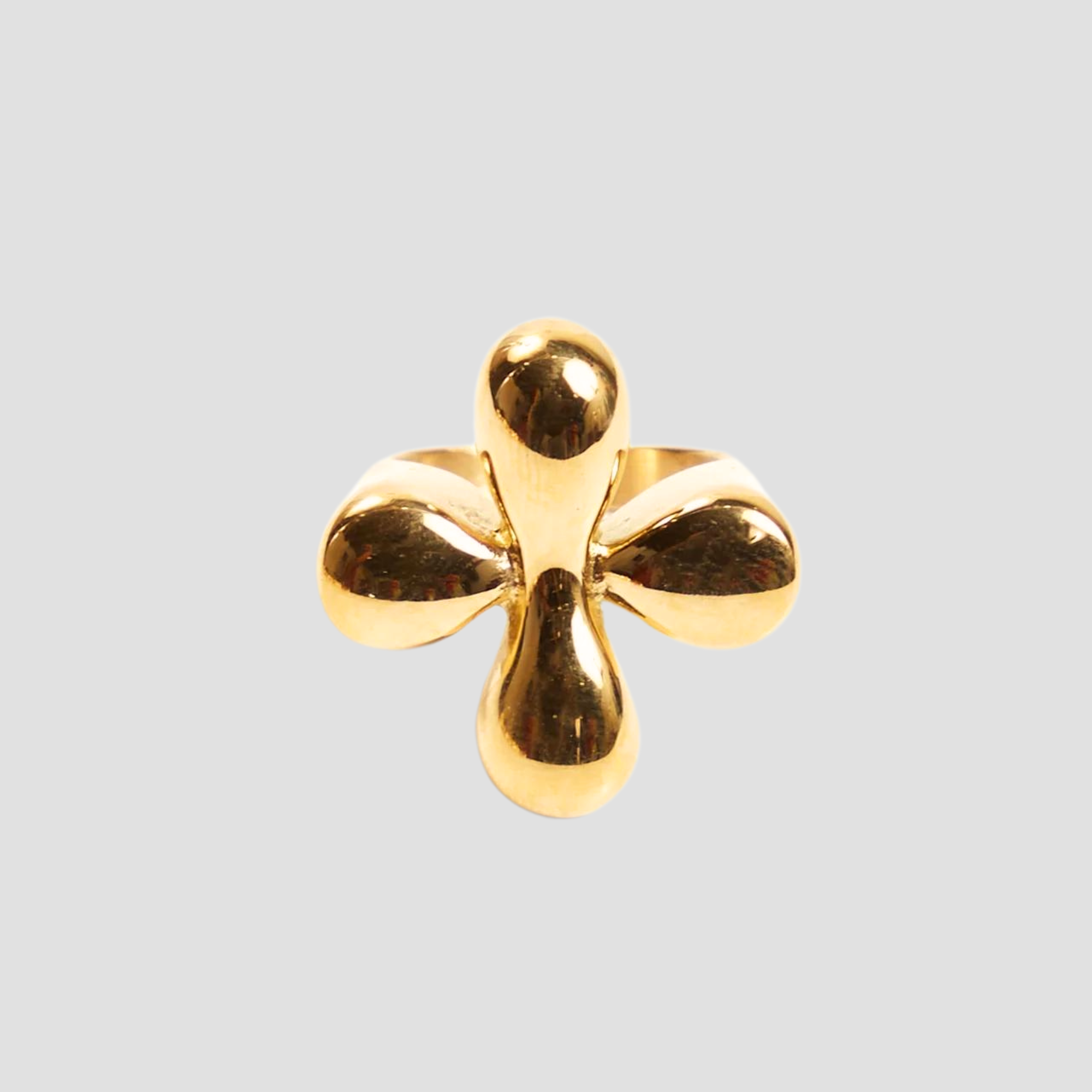 XL 18k Gold Flower Ring - GRISÉ NYC 1